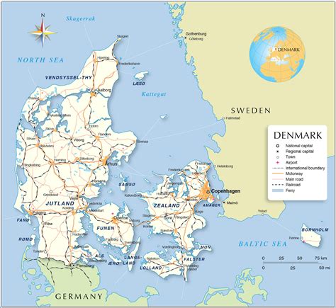 where is denmark located.